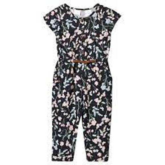 Kardashian KIDS Girl floral spring jumpsuit ROMPER NWT 5T - Picture 1 of 6